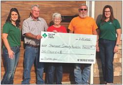 Steinauer Community Foundation Receives A $2,000 Grant for New Fire Gear