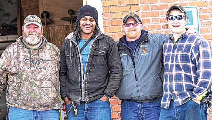 The City Crew is from left Gary Droge, JR., Sheraud Warren, Sean McAhon and Spencer Cumley. Ray Kappel/Republican