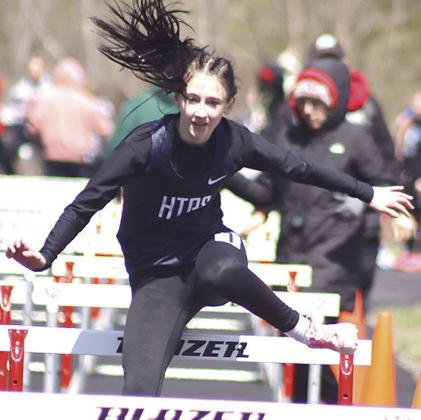 Track teams brave blustery day at JCC Invite