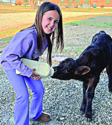 Many cattle operations are all hands on deck- even down to the youngest members of the family! Photo courtesy of Reese Kemp