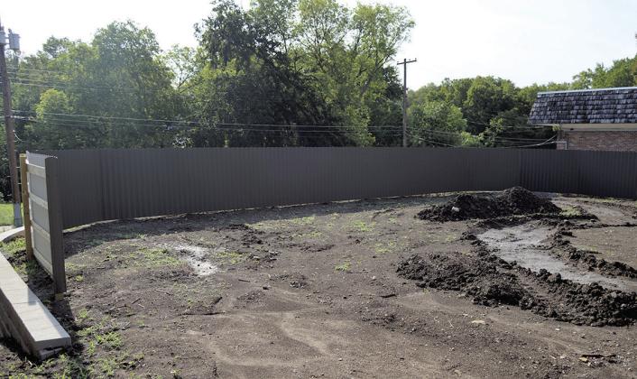 A view of the front of the completed fence Photo by Joe Norman