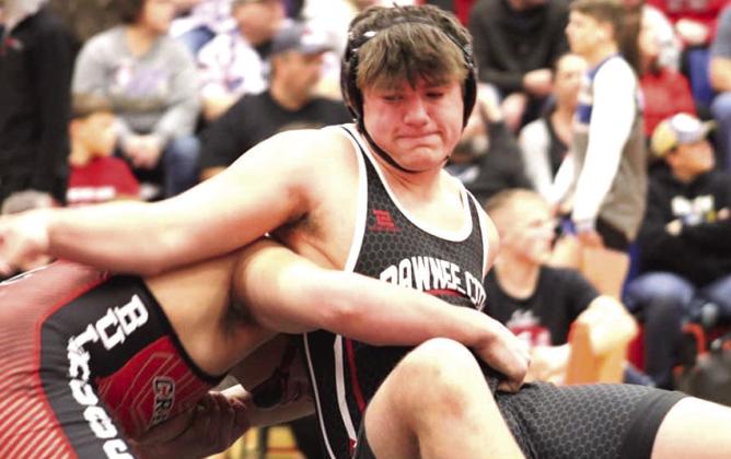 P.C.’s Dylan Layne (right) goes up against Creighton’s Isaac Fanta and lost by just a 7-11 score. Photo provided by Jamie Maloley