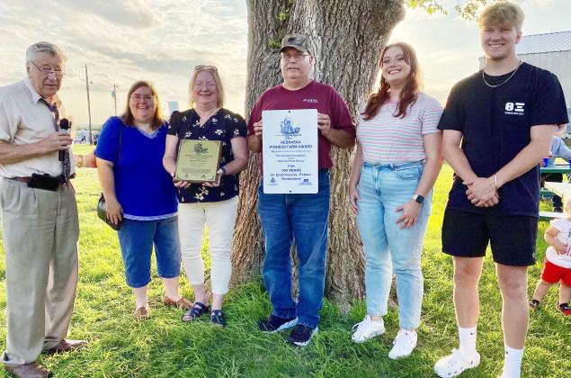 Merlen and Sarah Lou Hothan family-100 years of continuous family ownership.