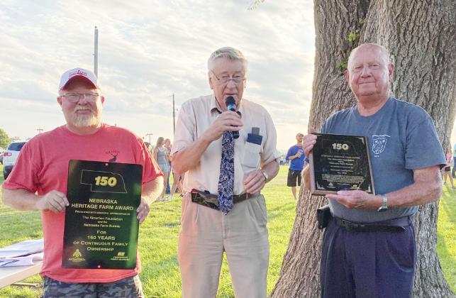 Robert J. and Barbara A. Steinauer family-150 years of continuous family ownership.