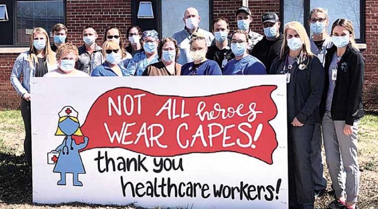 Special signs for healthcare workers