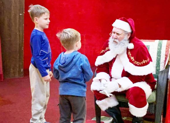 Santa’s Table Rock Visit
