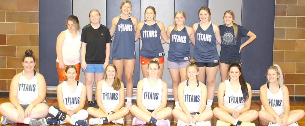 Members of the 2021-22 Humboldt Table Rock Steinauer Girls’ Basketball team are front, from left: Larissa Goings, Ellie Schaardt, Gracie Shafer, Alyssa Howe, Saydee Hardesty, Jacey Leech, Mikkayla Flynn. Back row left to right: Libby Standerford, Alyssa Askren, Macy Vrtiska, Laramie Glathar, Jaylie McNealy, Ashton Bredemeier, Avery Dierberger. Not pictured: Kaylee Jeralds, Hannah Koziol, Jaylyn Bohling.