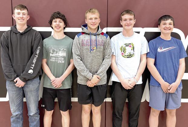 Members of the 2025 Lewiston Golf team are front, from left: Cooper Swendener, Sutton Morris, Everett Bohling, Grady Weyers, Colter Steinacher. Not pictured: Ashton Sanders.