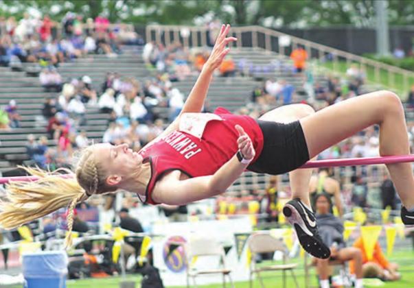 P.C.’s Sierra deKoning cleared 4’11”, but finished just out of the medals in 9th place. Paula Jasa/Republican