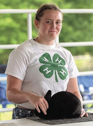 Nevaeh Hill – Purple Reserve Champion Rabbit Showman-Senior Division
