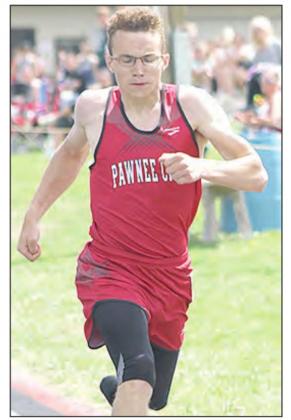 Paula Jasa/Republican P.C.’s Jacob Lytle wins the 400 M. Dash clocked at 52.66.