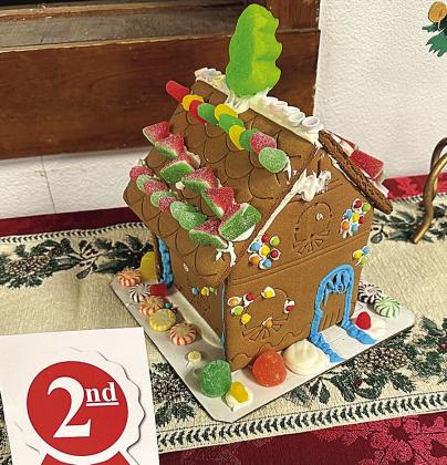 Gingerbread House second place Chase Kosiski