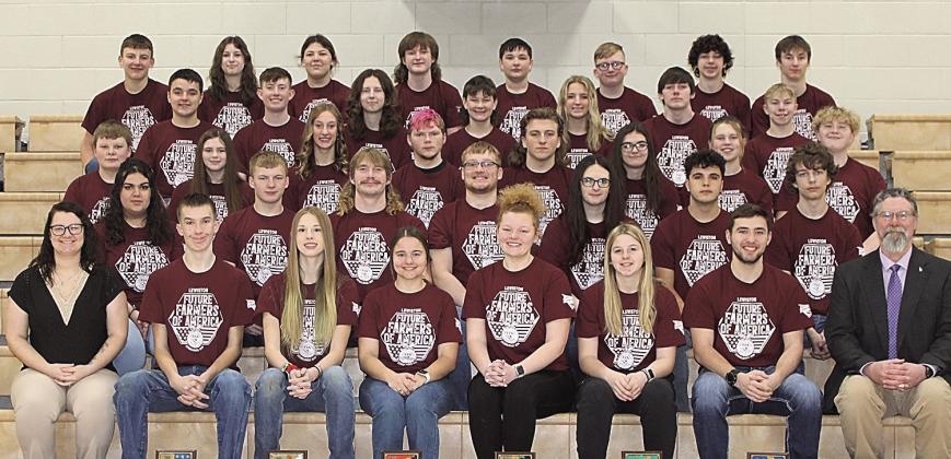 Lewiston Consolidate School FFA Members