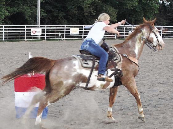 DeLayne Currie, Champion Flag Race, Senior