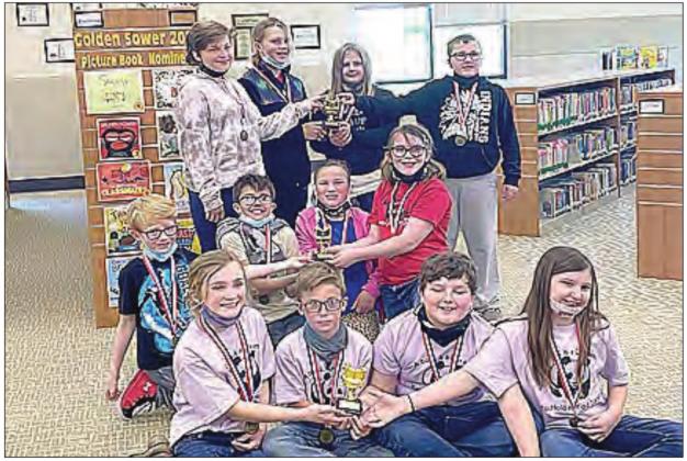 Golden Readers first place winners.