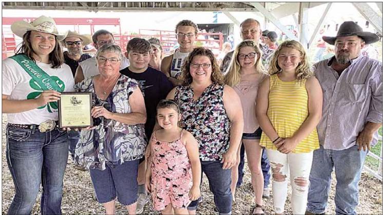This year a 100-year Nebraska Pioneer Farm Award was presented to Dorothy Bstandig. Five generations of the Bstandig family have owned the SE ¼ of Section 10-2-10 since 1905. The farm was purchased for about $49/acre by Larry Bstandig’s great-great-grandfather, Frank J. Wenzl, who emigrated here from Austria in 1867.
