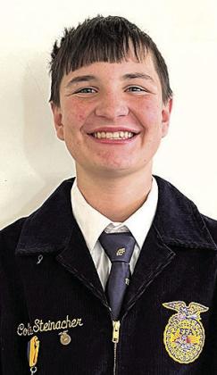 Colter Steinacher Lewiston January FFA Member of the Month