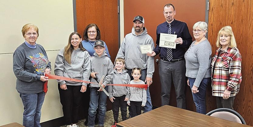 Johnson Seed, LLC L to R: *Lola Seitz, Cortney Johnson, *Cindy DeFreece, Rhett Johnson, Stetson Johnson, Brady Johnson, Rowan Johnson, *Brian Rottinghaus, *Gail Howard, *Linda Hinrichsen. * Chamber of Commerce representatives Owner