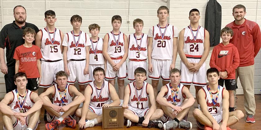 Pawnee City boys Win MUDECAS Division B Championship!