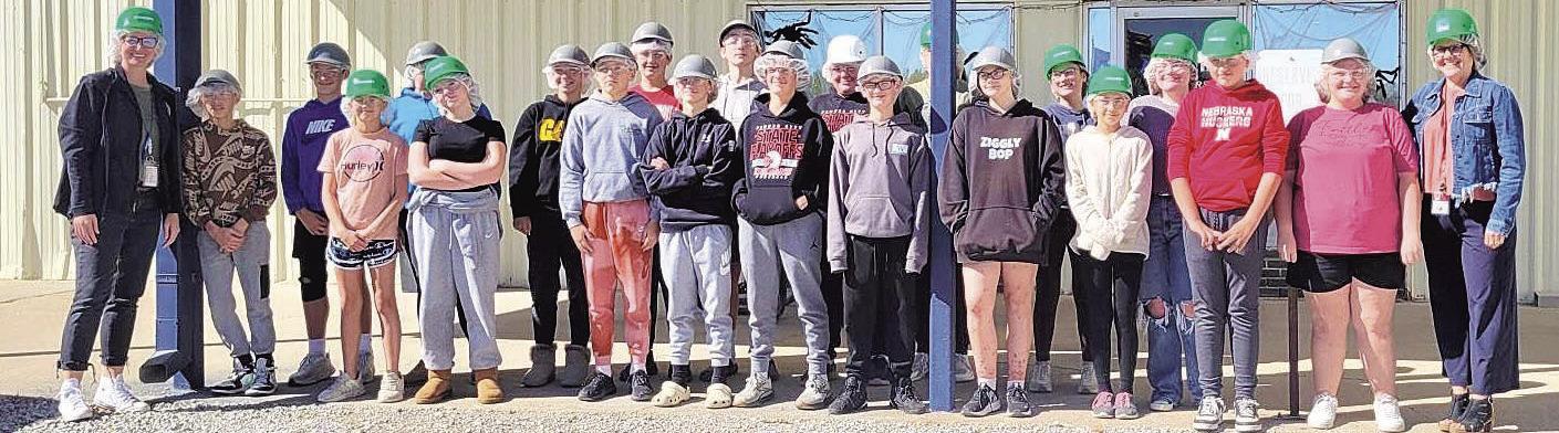 Alphia Hosts Pawnee City Eight Graders for Manufacturing Month