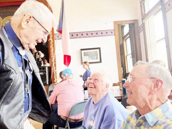 Roy Wittwer visits and Frank and “Table Rock” Bob Blecha
