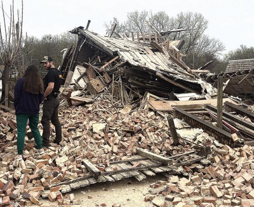 Nebraska Wind Huffed and Puffed and Blew the Building Down!