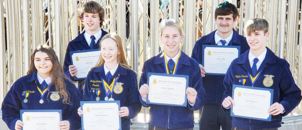 Pawnee City’s FFA team is back from State competition with a bunch of awards. Here are the results: