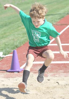 2023 Lewiston Elementary Field Day held on new track