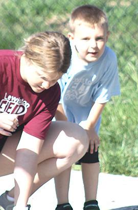 2023 Lewiston Elementary Field Day held on new track