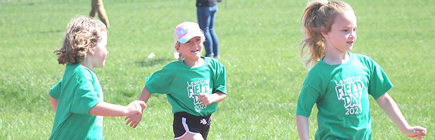 2023 Lewiston Elementary Field Day held on new track