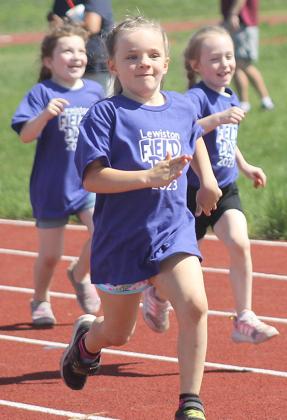 2023 Lewiston Elementary Field Day held on new track