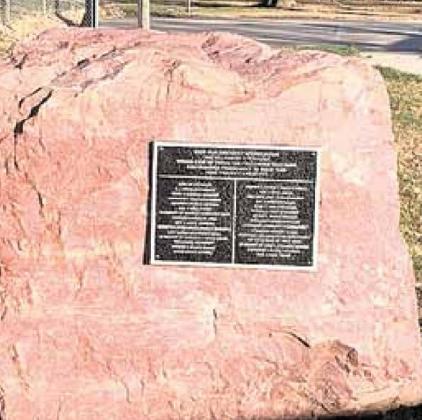 The new plaques in Steinauer