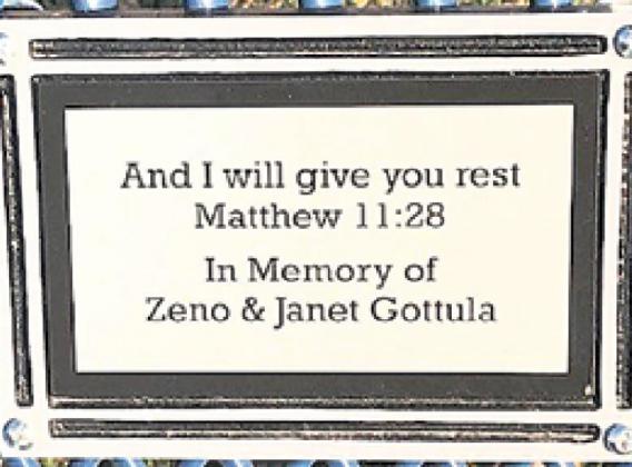 The new plaques in Steinauer