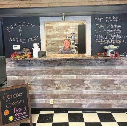 Amber Burgett has created a hit locally with Burgett Nutrition.