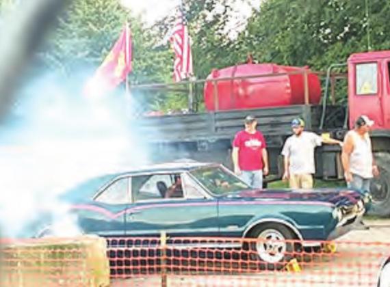 Burnout Winners Pictured Below, 1st place- Jay Albin 2nd place- Gene Buss, 3rd place- Andy Farwell