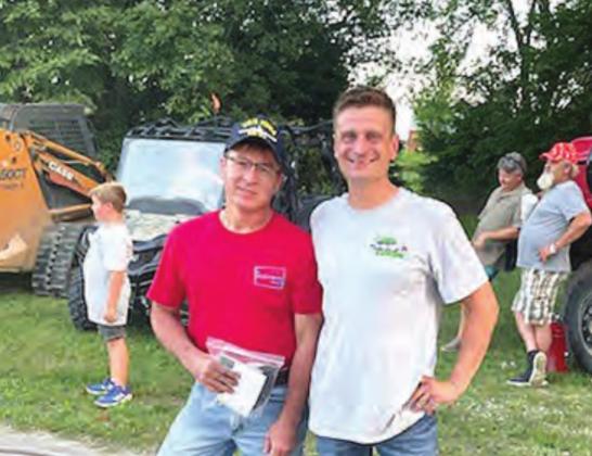 Thad Harms, winner of Best in Show at the Car Show