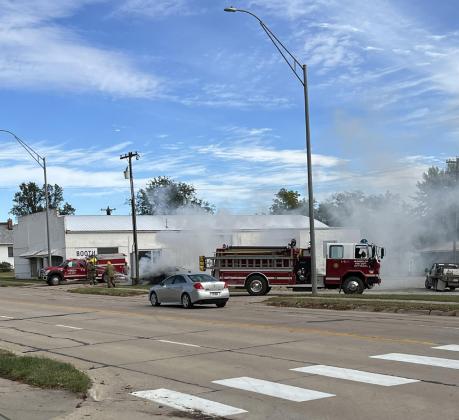 Humboldt Volunteer Fire Department Quickly Douses Vehicle Fire