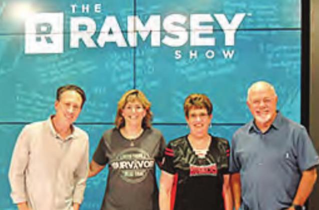 From left, Ken Coleman, Joy Huber, Susie Kreifel-Huber, and Dave Ramsey.