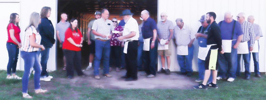 Masonic Lodge Donates to new buildings