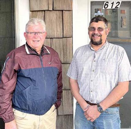 The new Pawnee City Councilmen are Bruce Haughton and Donnie Fisher. Ray Kappel/Republican