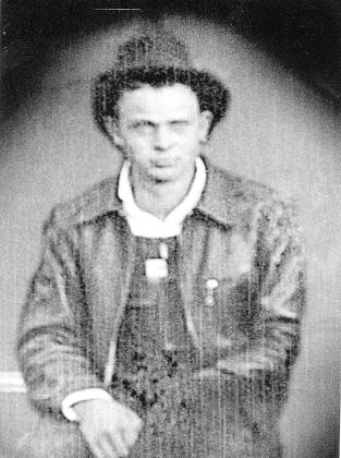 Above: Photo of Clarence Morton from letter.
