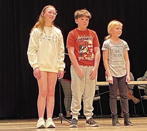 Fifth and sixth grade winners