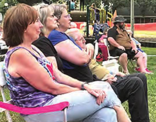During the concert, sisters Cathy Bernadt Tucker of Arlington, Virginia, Mary Bernadt Marteney of Pawnee City, and Patty Bernadt Wendt of Omaha
