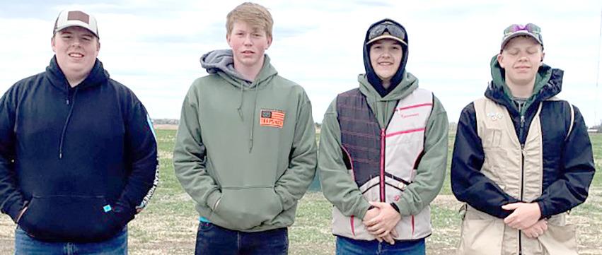 Team members from HTRS include from left: Levi Koch, Colt McClarnen, Dillion Lefler, Jon Koch.