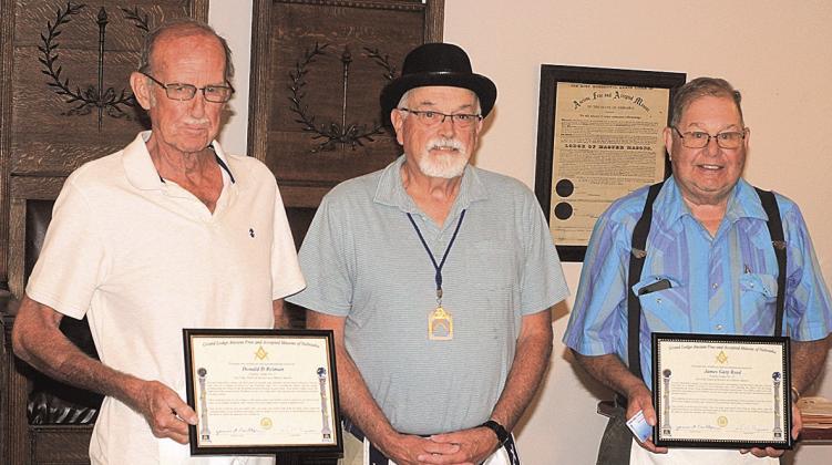 Left to Right: Don Reiman, Charlie Hatfield, and James Reed. photo by Ray Kappel