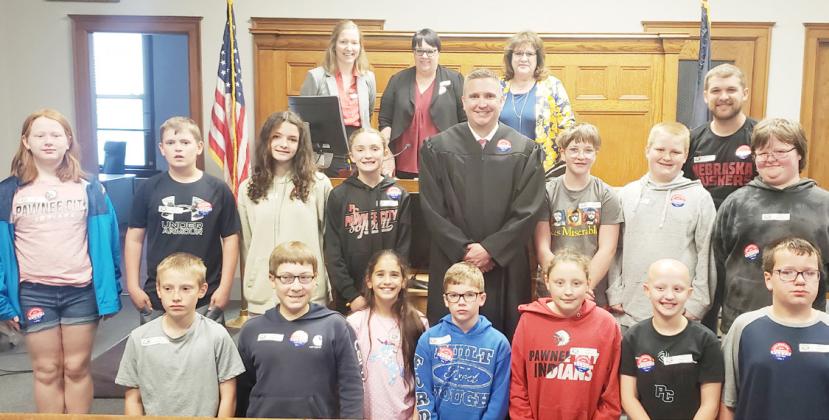 Pawnee City students and presentors