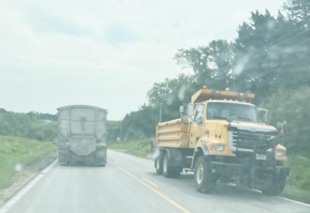 Stop signs, Slow signs, and pilot cars are now a fixture in Pawnee County as the improvement project enters full swing.
