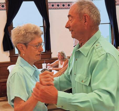 Ervin Gnadt and Allana Barngrover of Topeka Photo courtesy of Sharla Sitzman