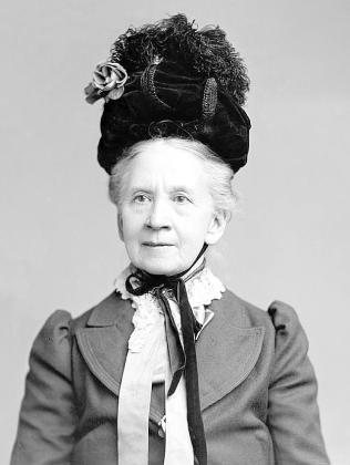 Suffragist Belva Lock-Blind wood