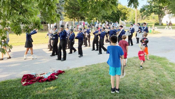 Local Schools March in the Johnson County Fair Parade